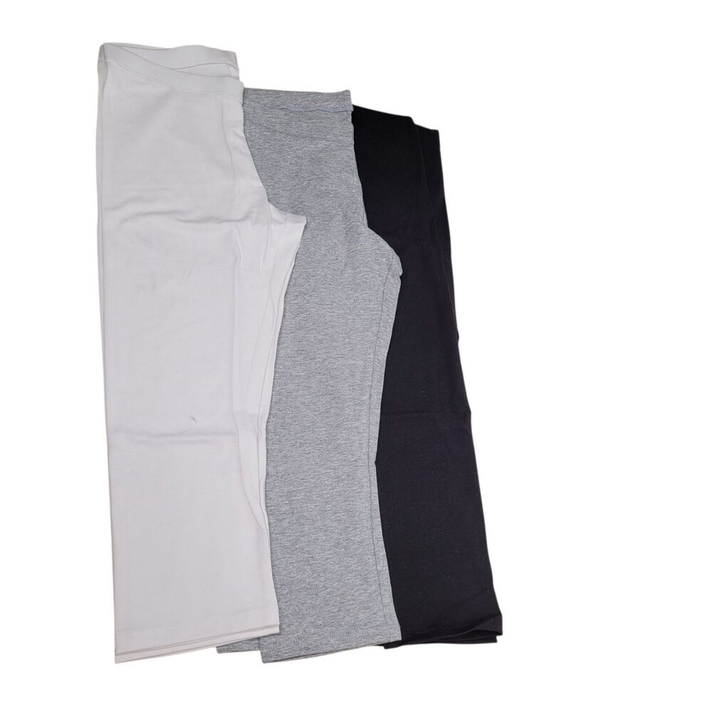 Member's Mark Girls Cotton Favorite Capri Leggings Pull-On Size 10/12 (3-Pack)